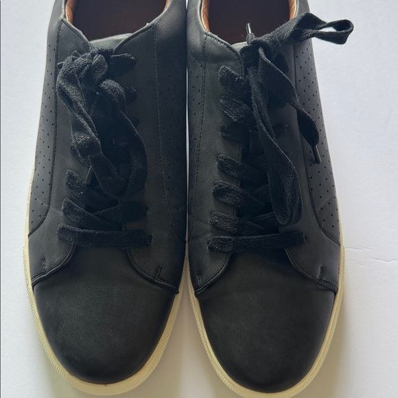 Supply Lab Men’s Damian Black Leather Sneakers - Picture 3 of 7